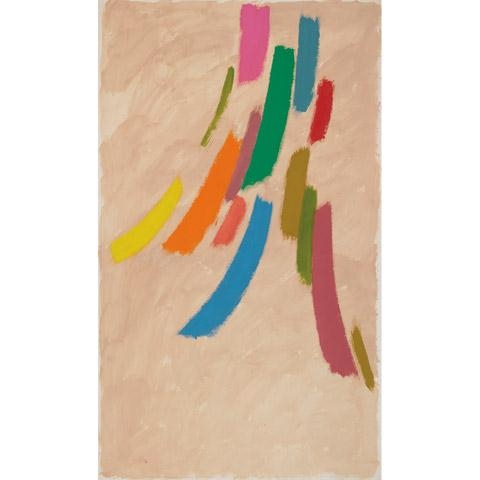 Artwork by Jack Bush, ATTACCA, Made of acrylic on canvas