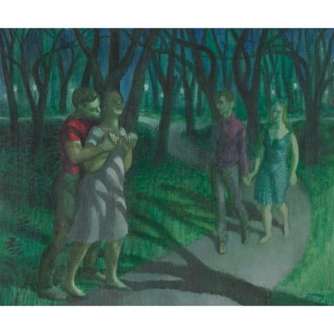 EVENING STROLL by Philip Henry Surrey