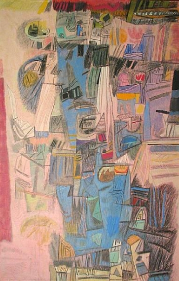 Untitled by Ynez Johnston, 1956