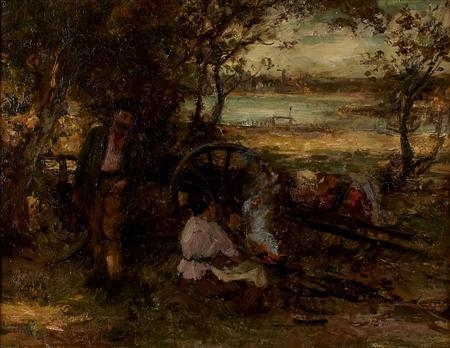 William Stewart MacGeorge | WOODCUTTERS | MutualArt