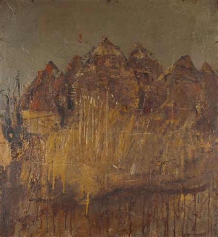 2 WORKS: CORN SHEAVES & HARBOUR CATTERLINE by Joan Kathleen Hardy Eardley