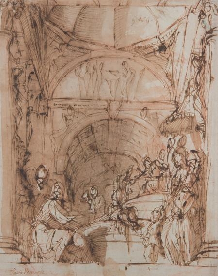 Recto : le jugement de Salomon,  Verso : Dieu le père by Luigi Benfatto