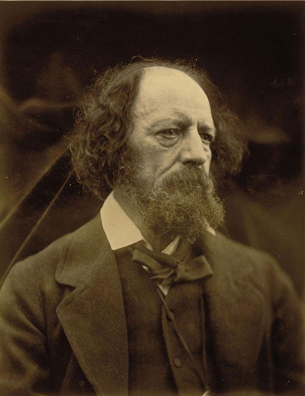 Lord Tennyson, 1869 by Julia Margaret Cameron