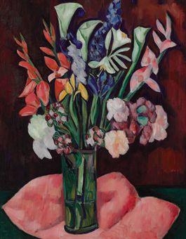Still Life with Flowers by Marsden Hartley, circa 1928