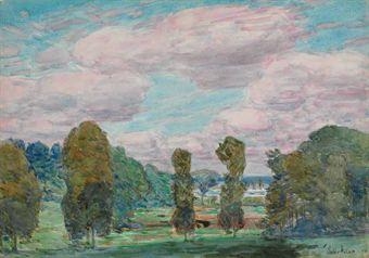 Landscape, New Hampshire by Childe Hassam, 1906