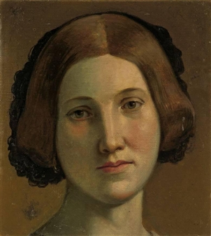 BILDNIS FRAU MOSTHAFF - Moritz von Schwind