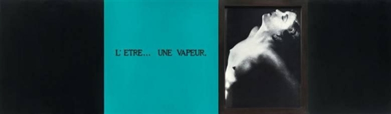 L'ÊTRE... UNE VAPEUR by Marie-Jo Lafontaine, 1988