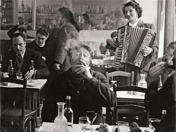 PIERRETTE D’ORIENT, RUE TIQUETONNE, PARIS by Robert Doisneau, 1952