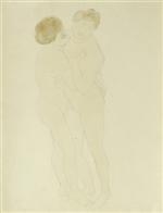 Deux femmes nues embracées by Auguste Rodin, 1896-1898