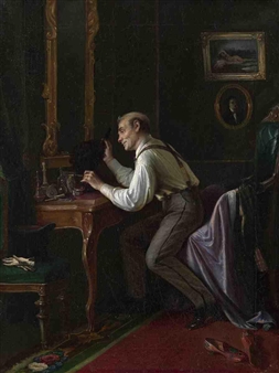 At the Dressing Table - Nikolai Gribkov