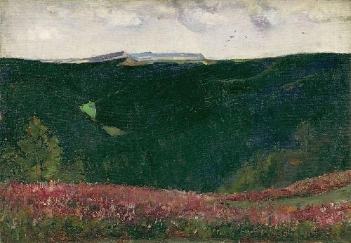 THÜRINGER WALD (THURINGIAN FOREST) by Lesser Ury, 1890s