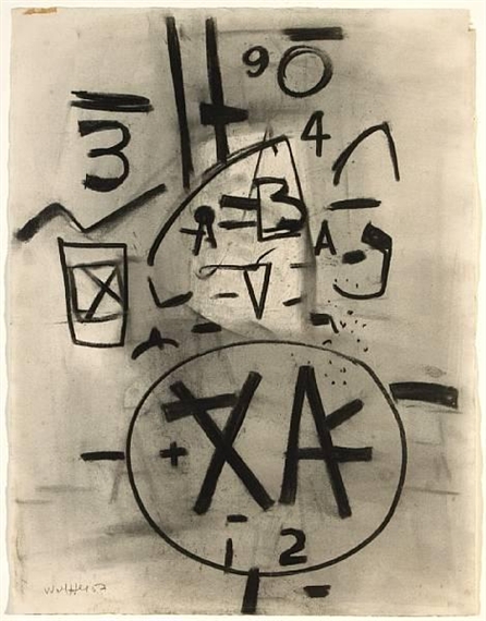 Untitled by Emerson S. Woelffer, 1952