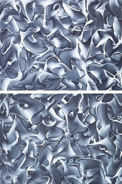 Artwork by William Wood, Untitled, Made of oil and wax on canvas