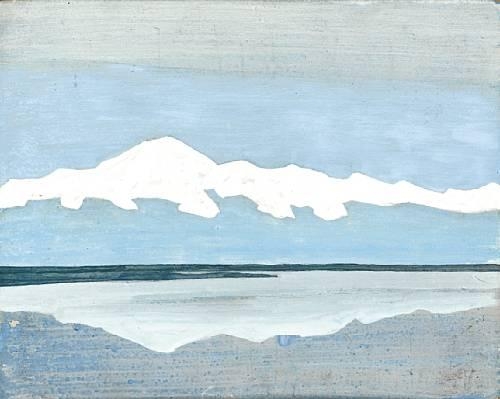 Wular Lake, Lakes and Gilgit Path series by Nicholas Roerich, 1925
