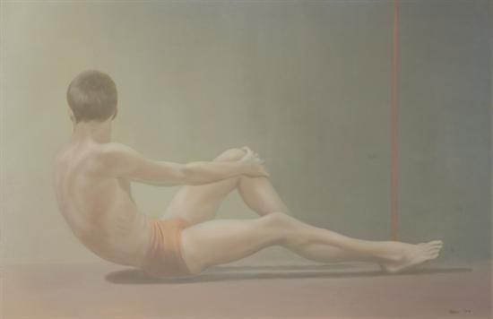 ''Seated Figure'' by Robert R. Bliss, 1959