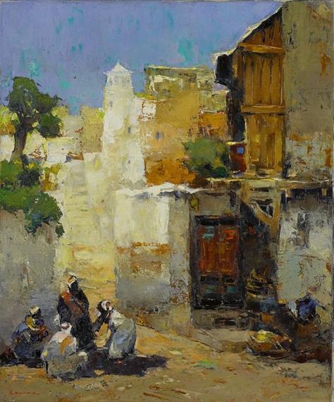 Scenery Arab by Gerard Pieter Adolfs, 1960-1965