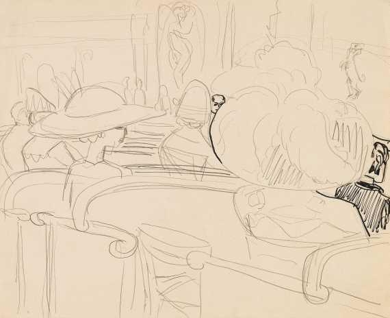 Im Varieté by Ernst Ludwig Kirchner, 1911