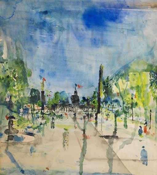 Avenue des Invalides by Wilhelm Thöny, 1931