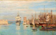LE PORT DE MARSEILLE by Johannes Martin Grimelund, 1881