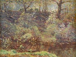 STEEP HOLLOW, SPRING, COS COB by Leonard Ochtman