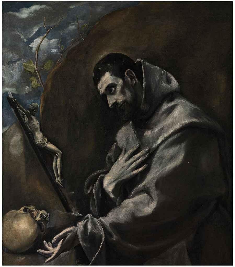 El Greco | Saint Francis of Assisi in meditation | MutualArt