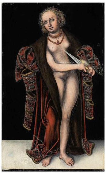 Lucretia by Lucas Cranach the Younger