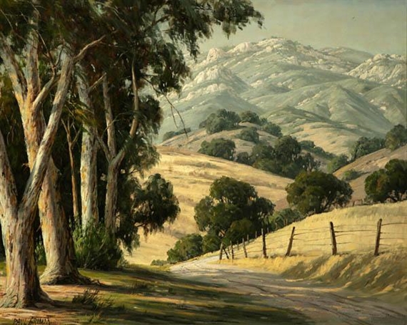 Folded Hills by Paul Grimm, 1937