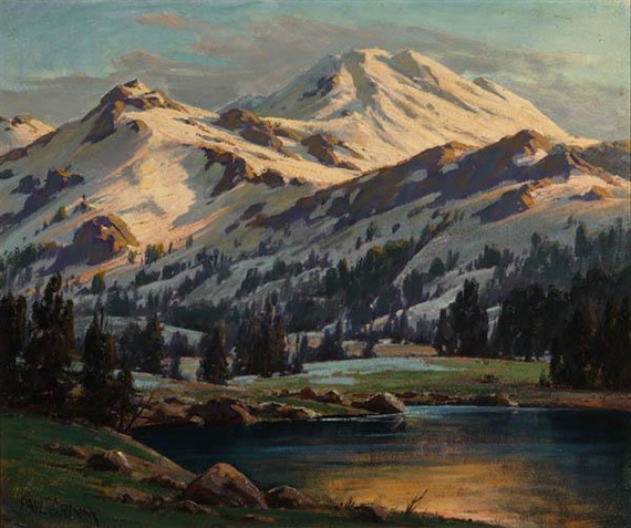 Sierra Sunset by Paul Grimm, 1934