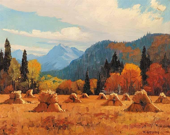 Autumn Near Bragg Creek by Roland Gissing
