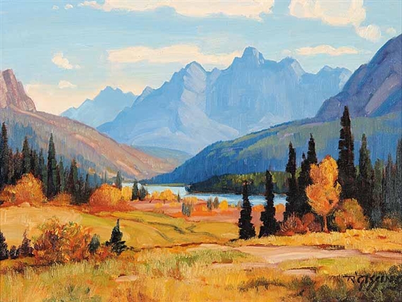 Untitled - Mountain Valley by Roland Gissing