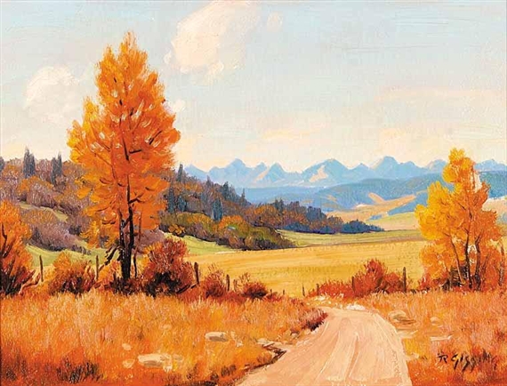 Autumn Study by Roland Gissing, 1960