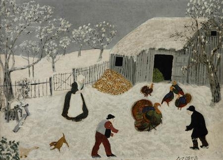 That a Fine Turkey by Grandma Moses, 1943