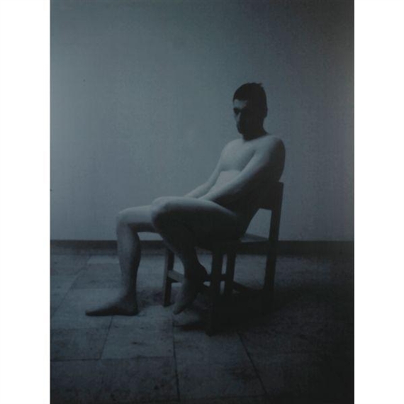 Nu assis (Les Hommes nus, no.5) by Xavier Veilhan, 2000