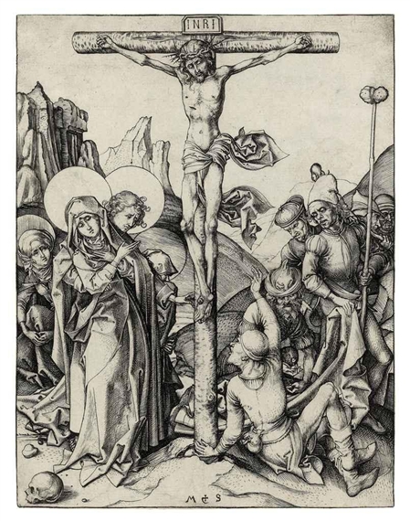 The Crucifixion by Martin Schongauer, Circa 1480