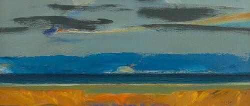 Towards the Bass Rock by John Houston, 1968 - 1969