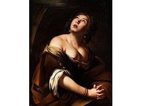 BILDNIS DER HEILIGEN KATHARINA by Artemisia Gentileschi