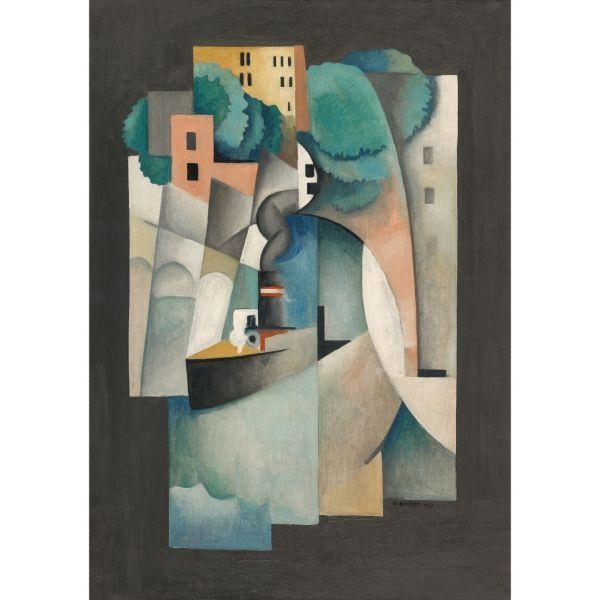 Artwork by Gustave Buchet, STEAMER, Made of oil on canvas