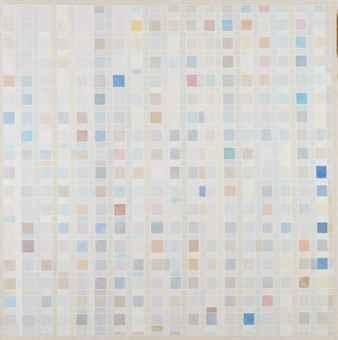 Hommage a Mondrian by Perle Fine, 1967-1969