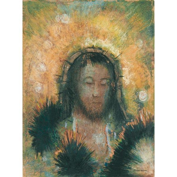 Odilon Redon | Femme de profil (Circa 1895) | MutualArt
