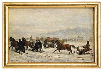 Slädsällskap - Peter Nicolai Arbo