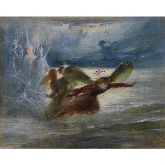 Sea-Sprites in Flight by John Anster Fitzgerald