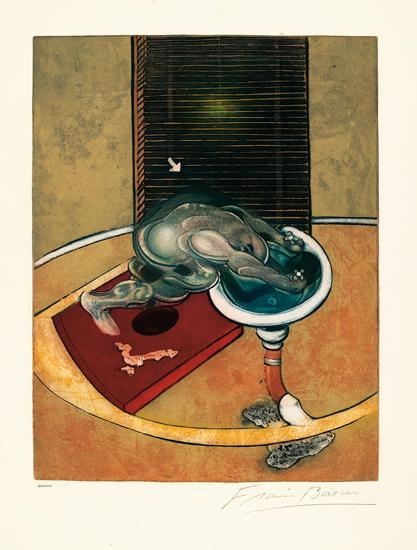 Figure at a Washbasin by Francis Bacon, 1978