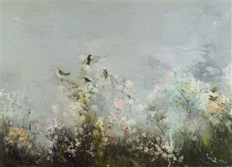 Song Birds in the Flowers No.1 - Sun Hongbin