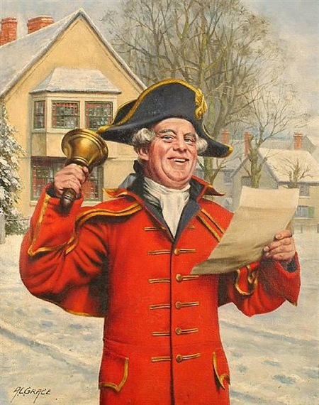 The town crier by A.L. Grace, 19th Century