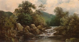 A woodland stream - F. Stewart