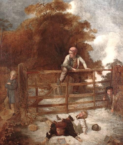 Artwork by William Hemsley, The Trickster, Made of Oil on canvas