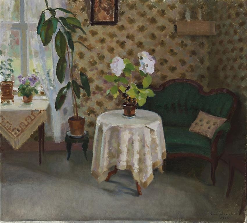 Interior by Eero Järnefelt, 1918
