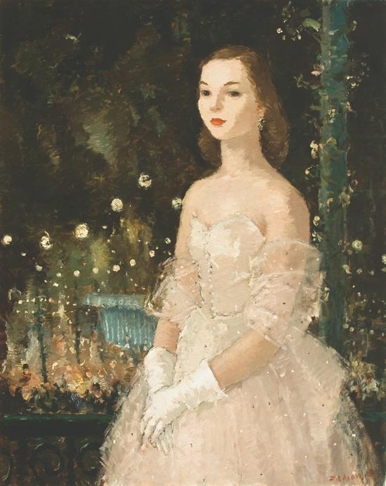 Dietz Edzard | Jeune Fille Au Bal (1951) | MutualArt