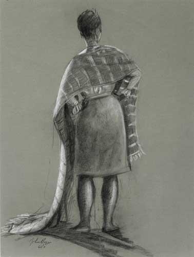 Standing Woman with Shawl