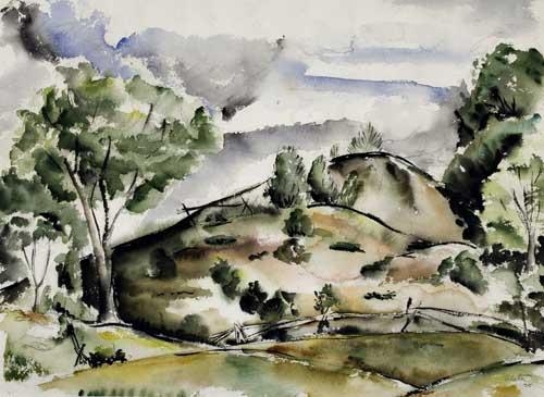 Landscape by Charles Alston, 1935